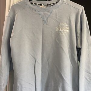 PINK Victoria's Secret Light Blue Sweatshirt